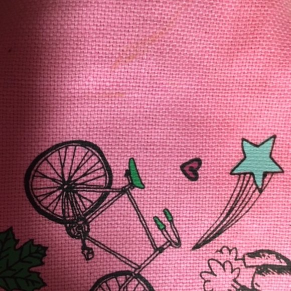 Pink Girl Scouts Sling Backpack w/ Drawstring Closure 15"x14.5" - Picture 13 of 15